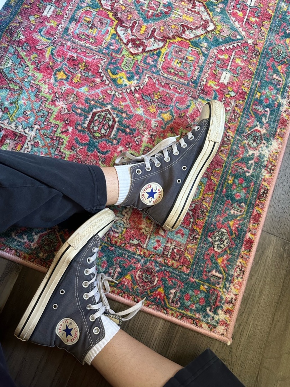 Converse Chuck Taylor All Star High Top Sneakers - Navy blue/White